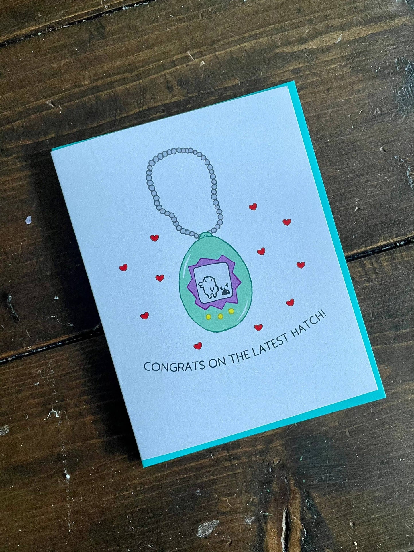 Tamagotchi 3D Baby Card