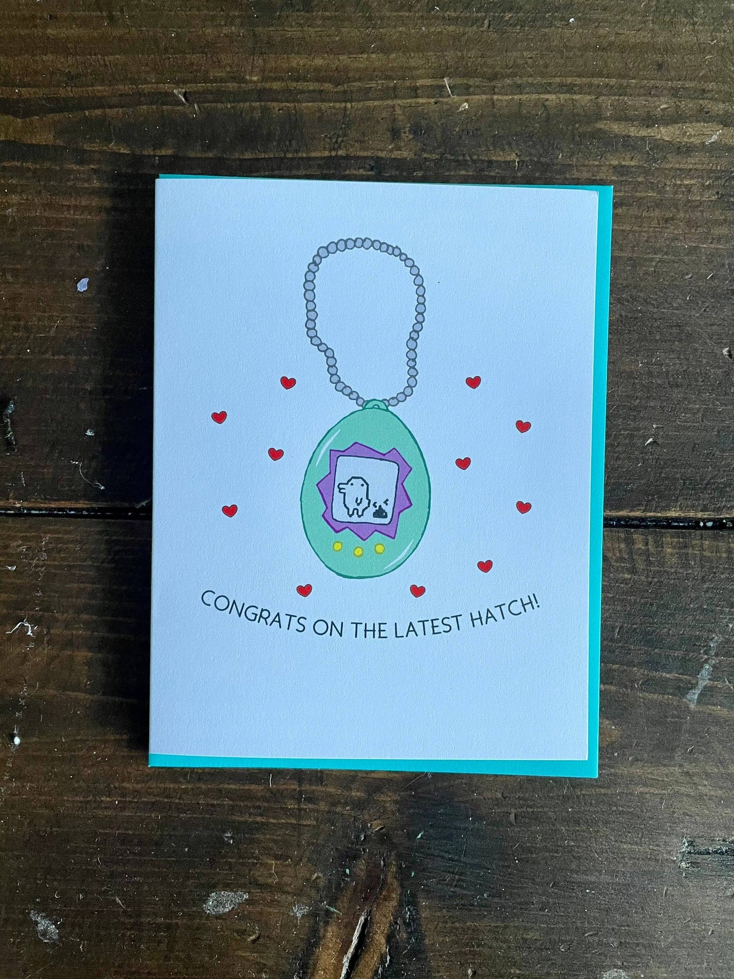 Tamagotchi 3D Baby Card