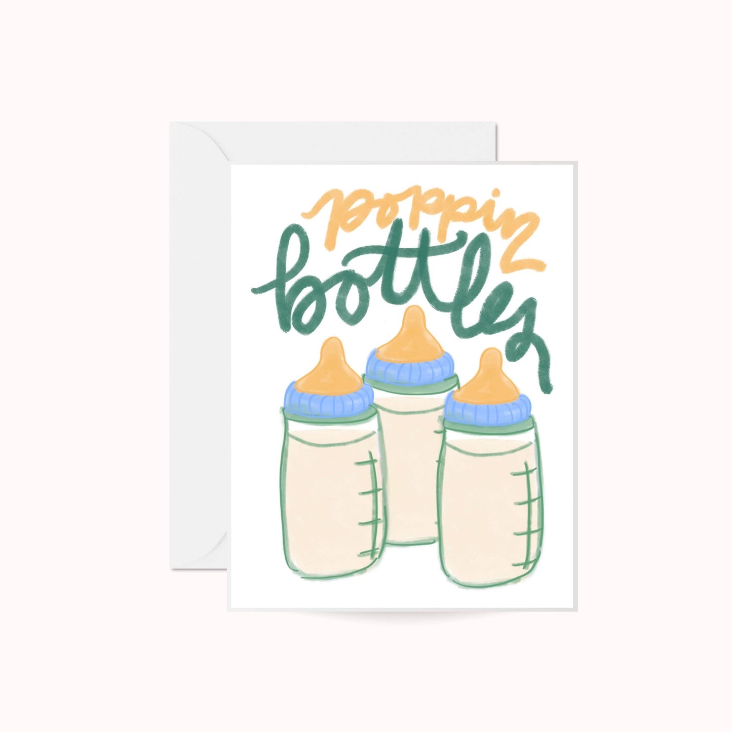 Poppin Bottles Greeting Card