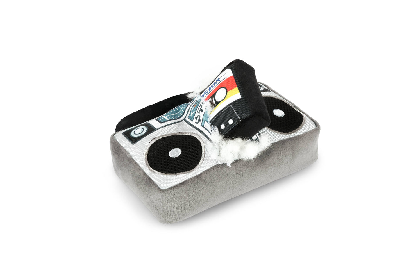 80s Classic Boom Box Squeaky Dog Toy