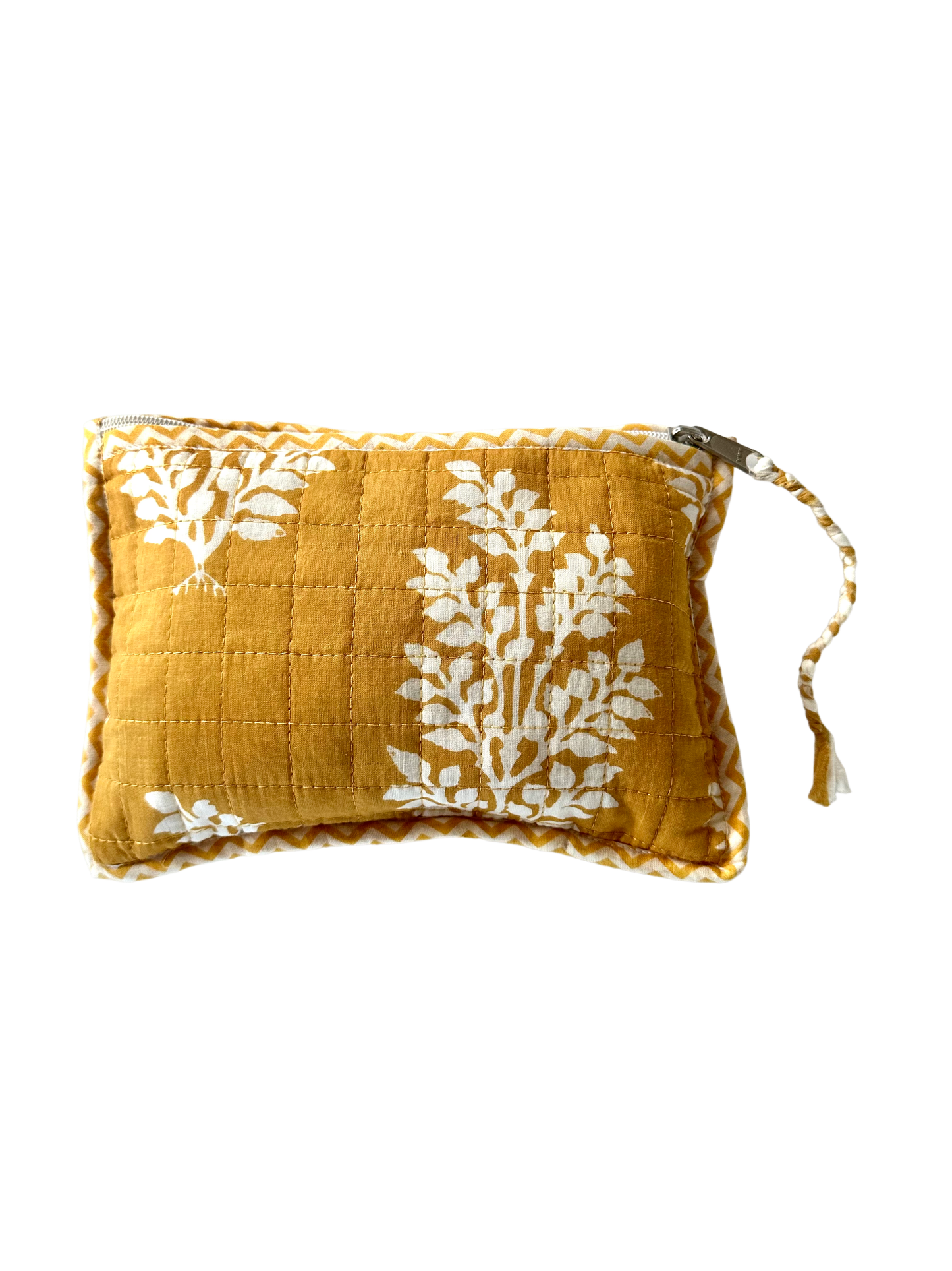 Upcycled Quilt Cosmetic Pouch