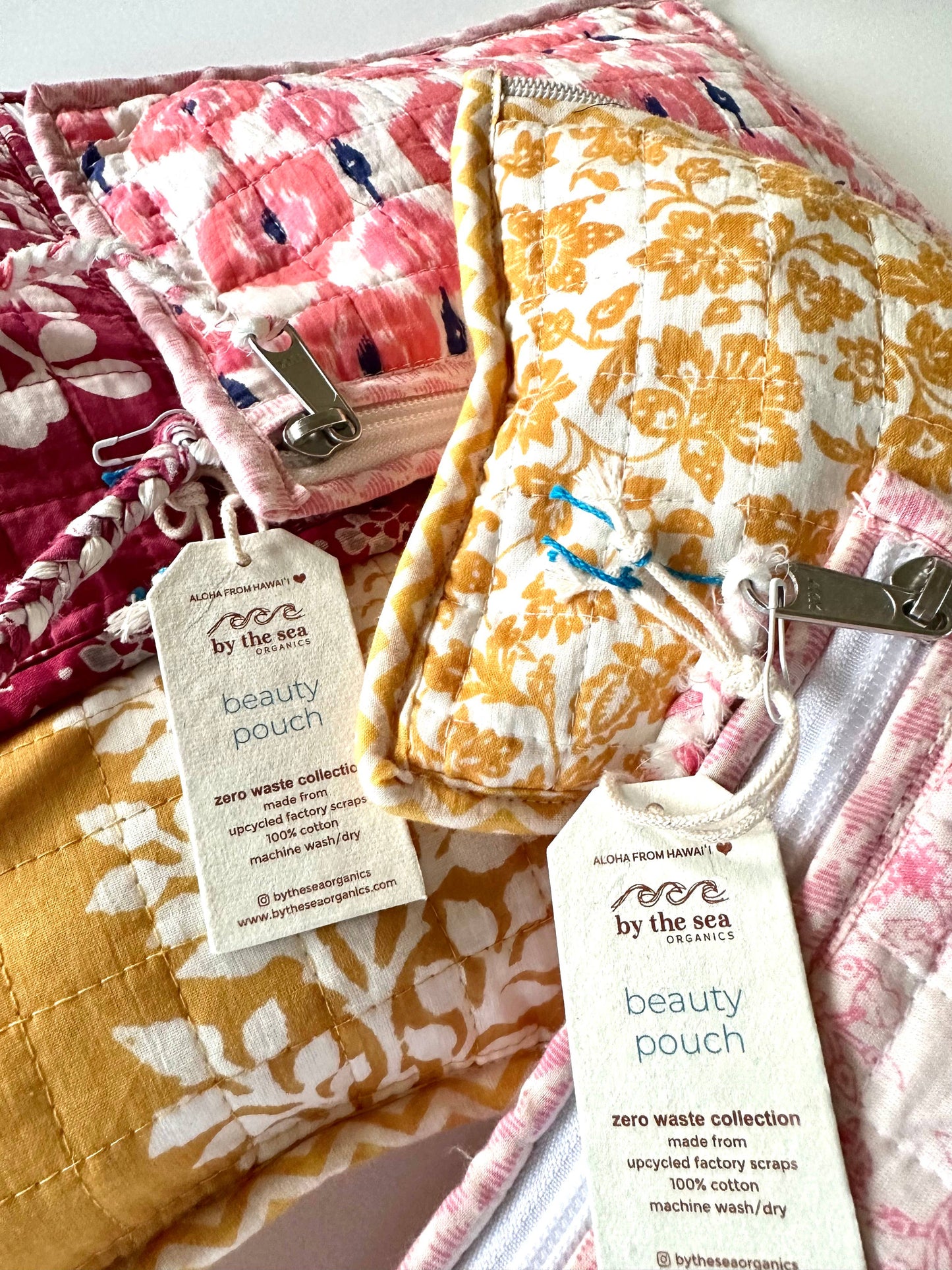 Upcycled Quilt Cosmetic Pouch