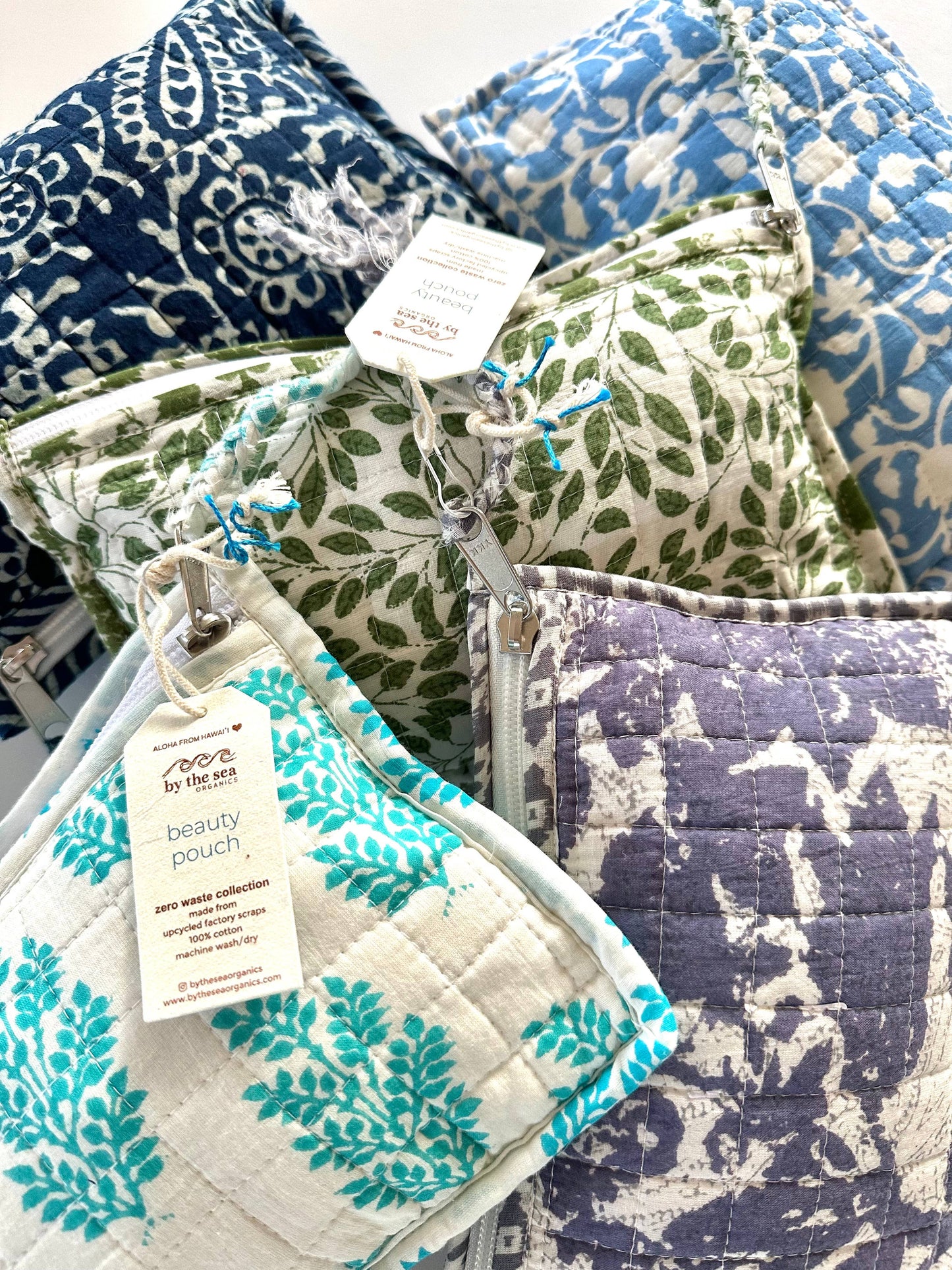 Upcycled Quilt Cosmetic Pouch