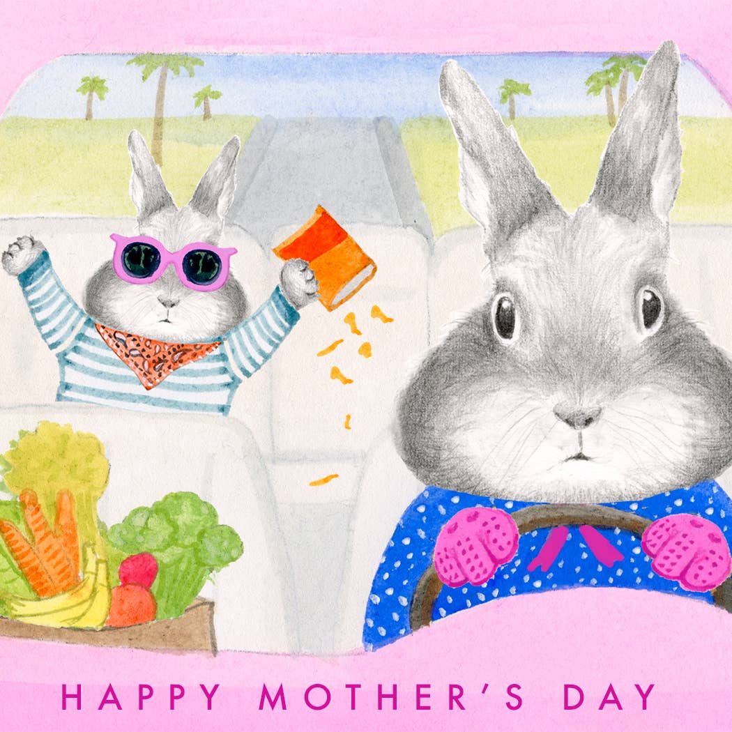 Driving Mom Bunny