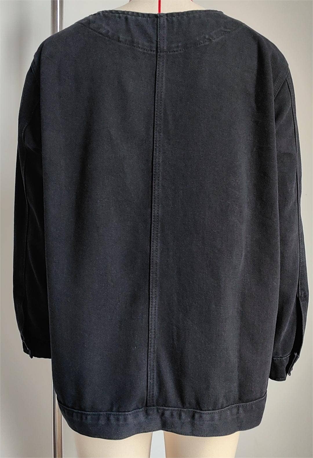 V Neck Denim Jacket