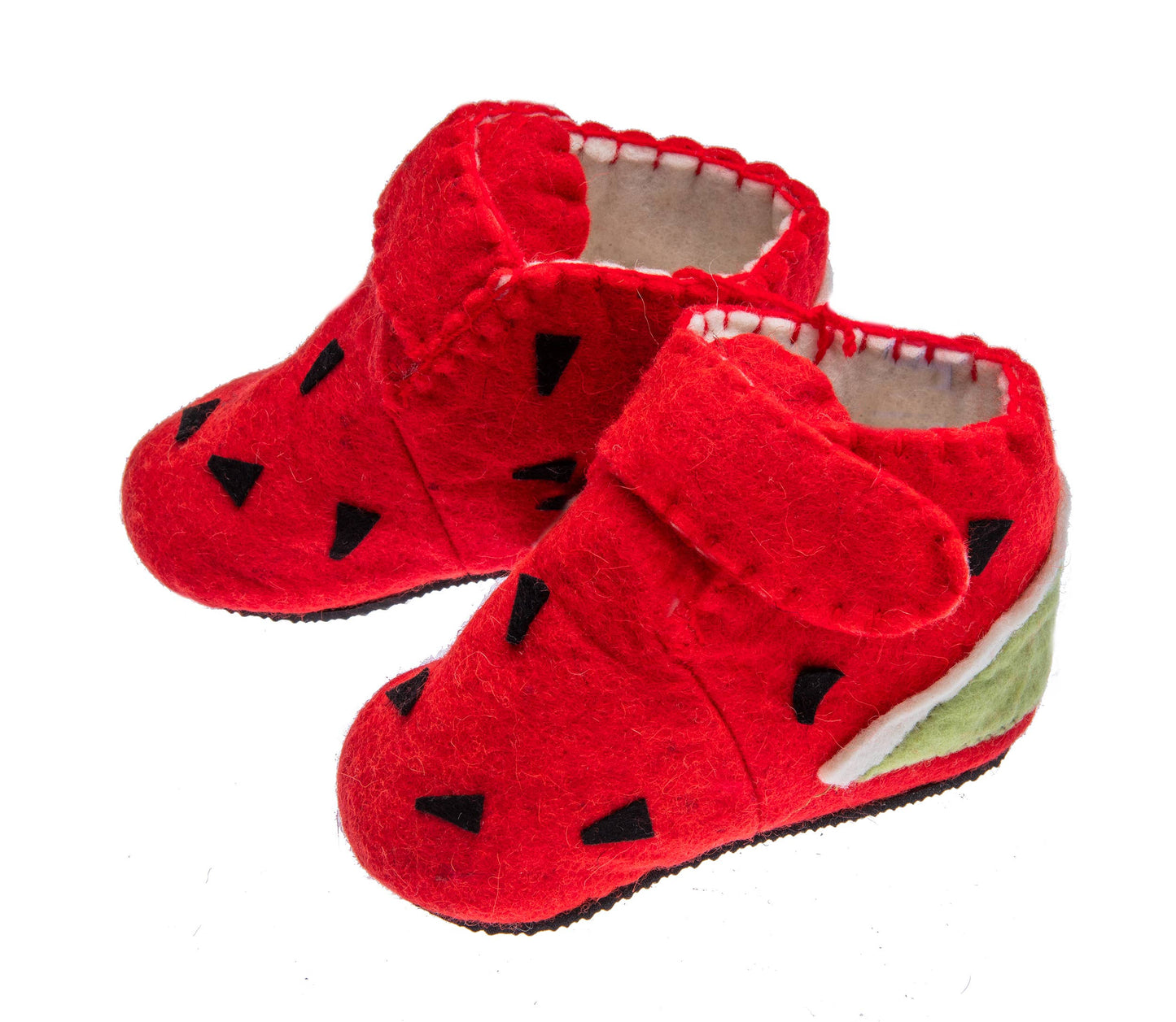 Watermelon Toddler Booties