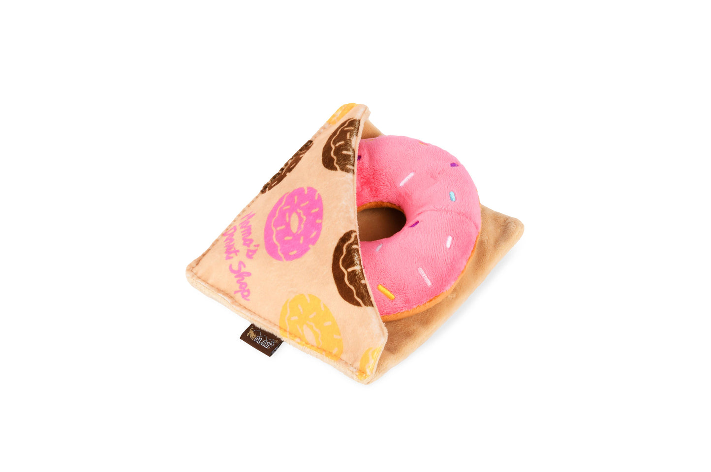 Sprinkle Donut Squeaky Dog Toy