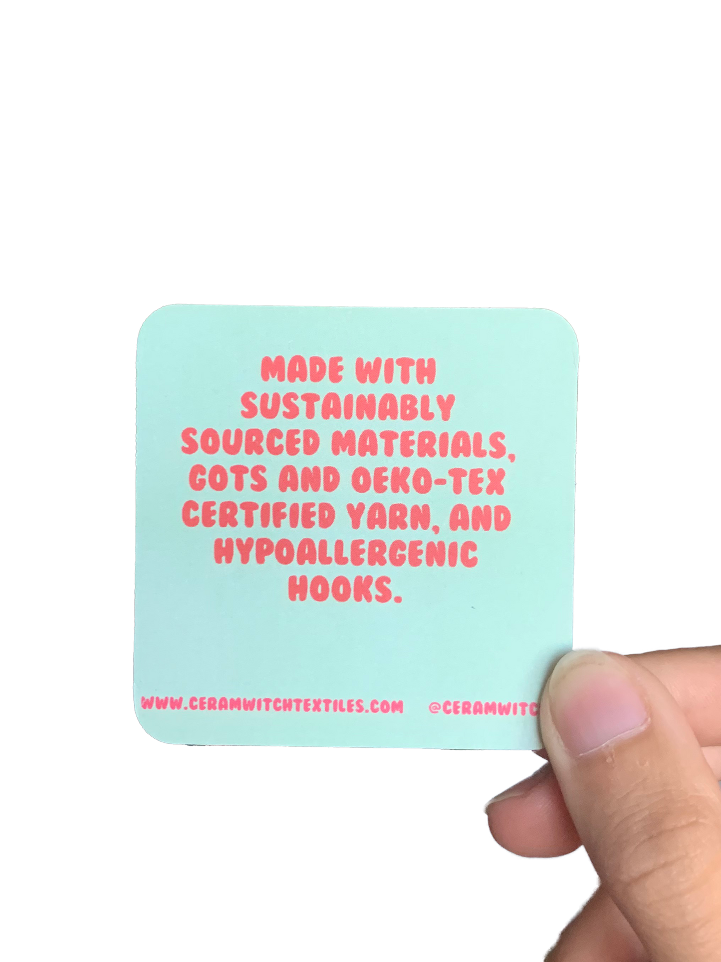 Crochet Lemon Slice Earrings