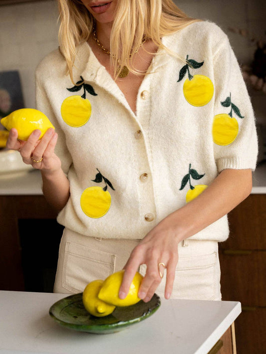 Lemon Patch Cardigan