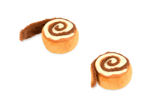 Cinnamon Bun Dog Toy