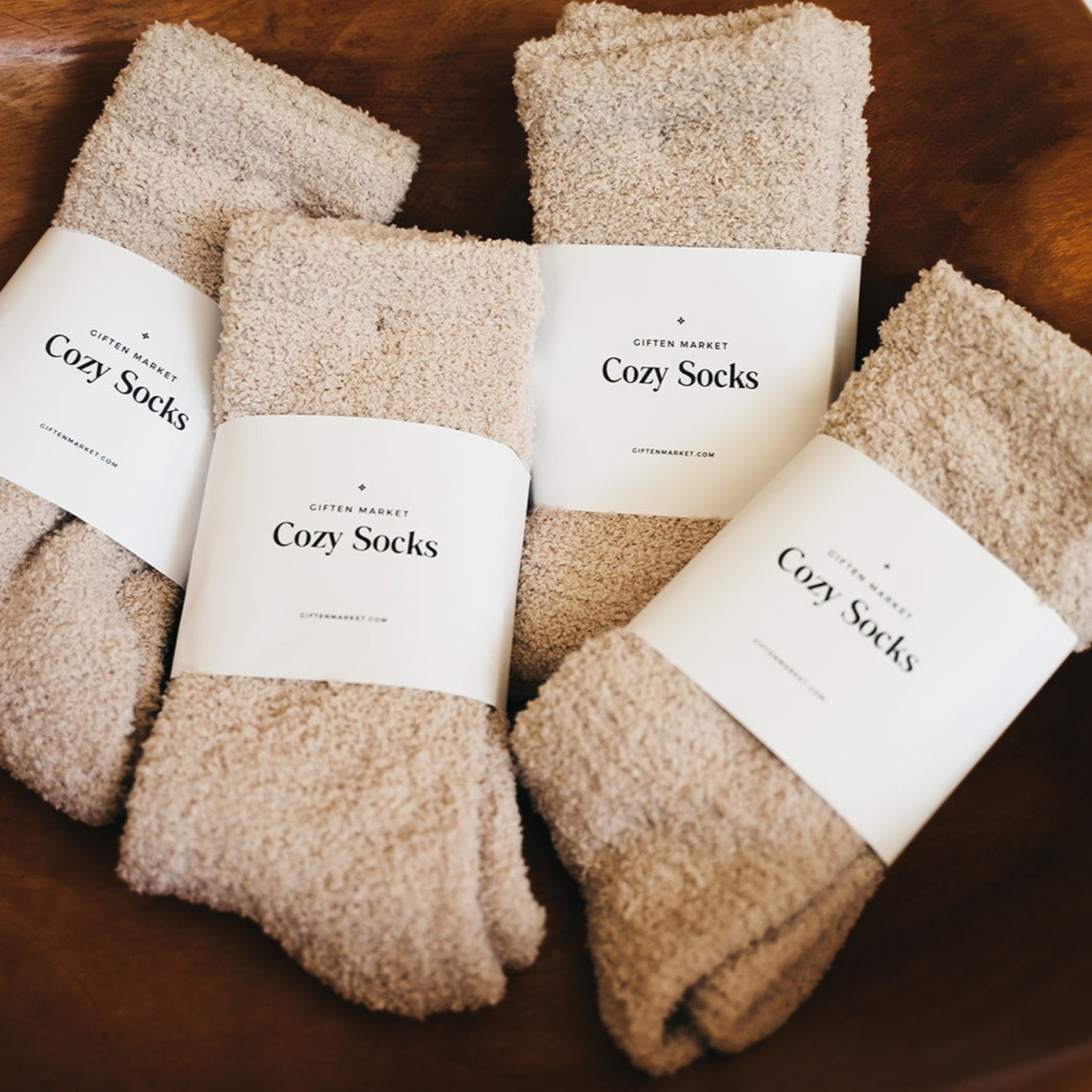 Ivory Cozy Cloud Socks