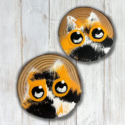 Calico Cat Coasters - 2 Pack