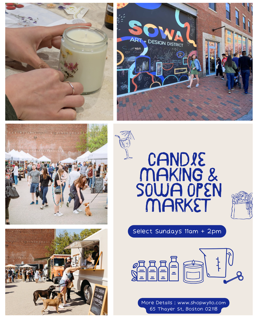 Candle Making + Exploring the SoWa Open Market (Sundays Only)