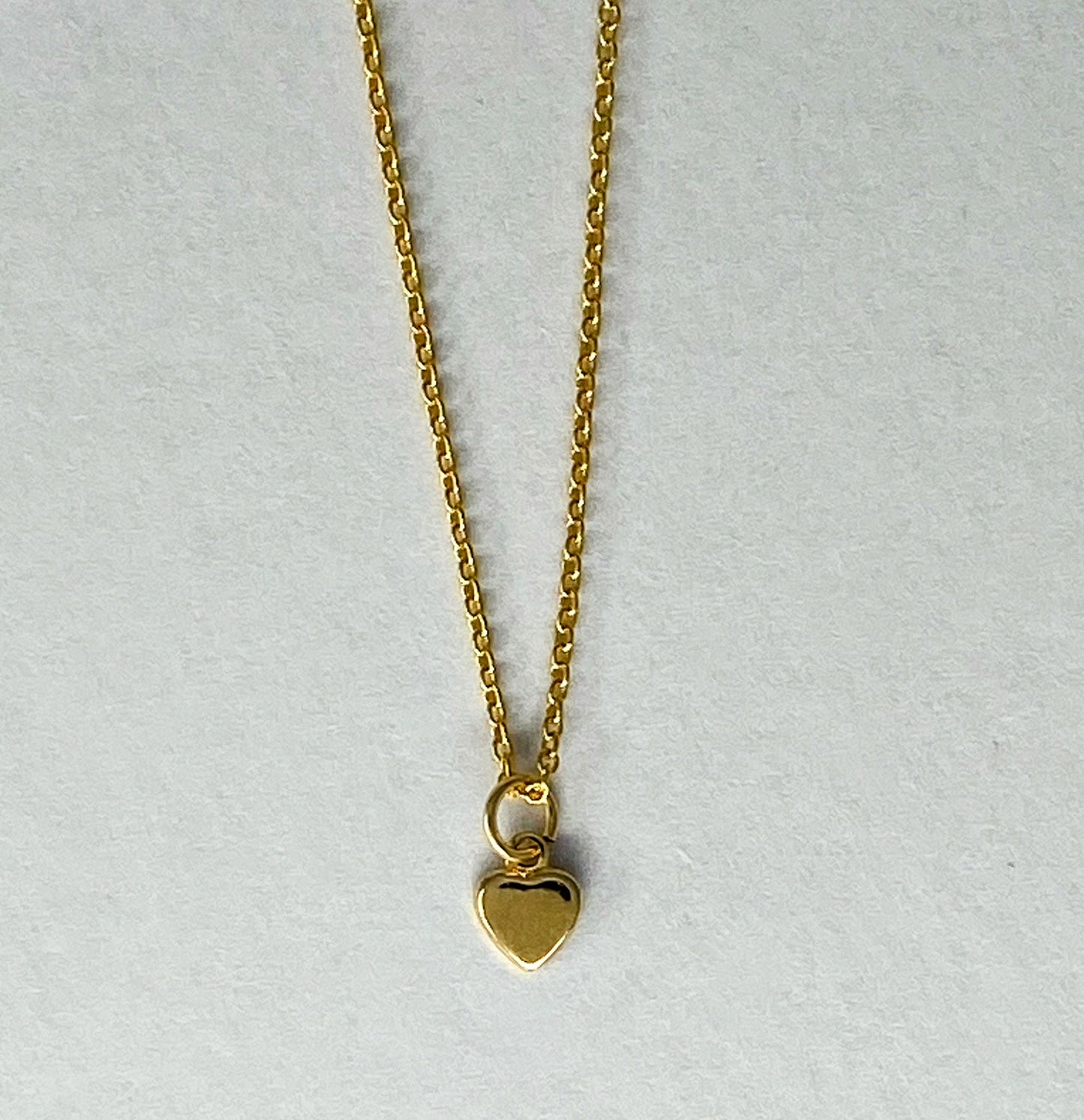 Tiny Gold Filled Heart Necklace