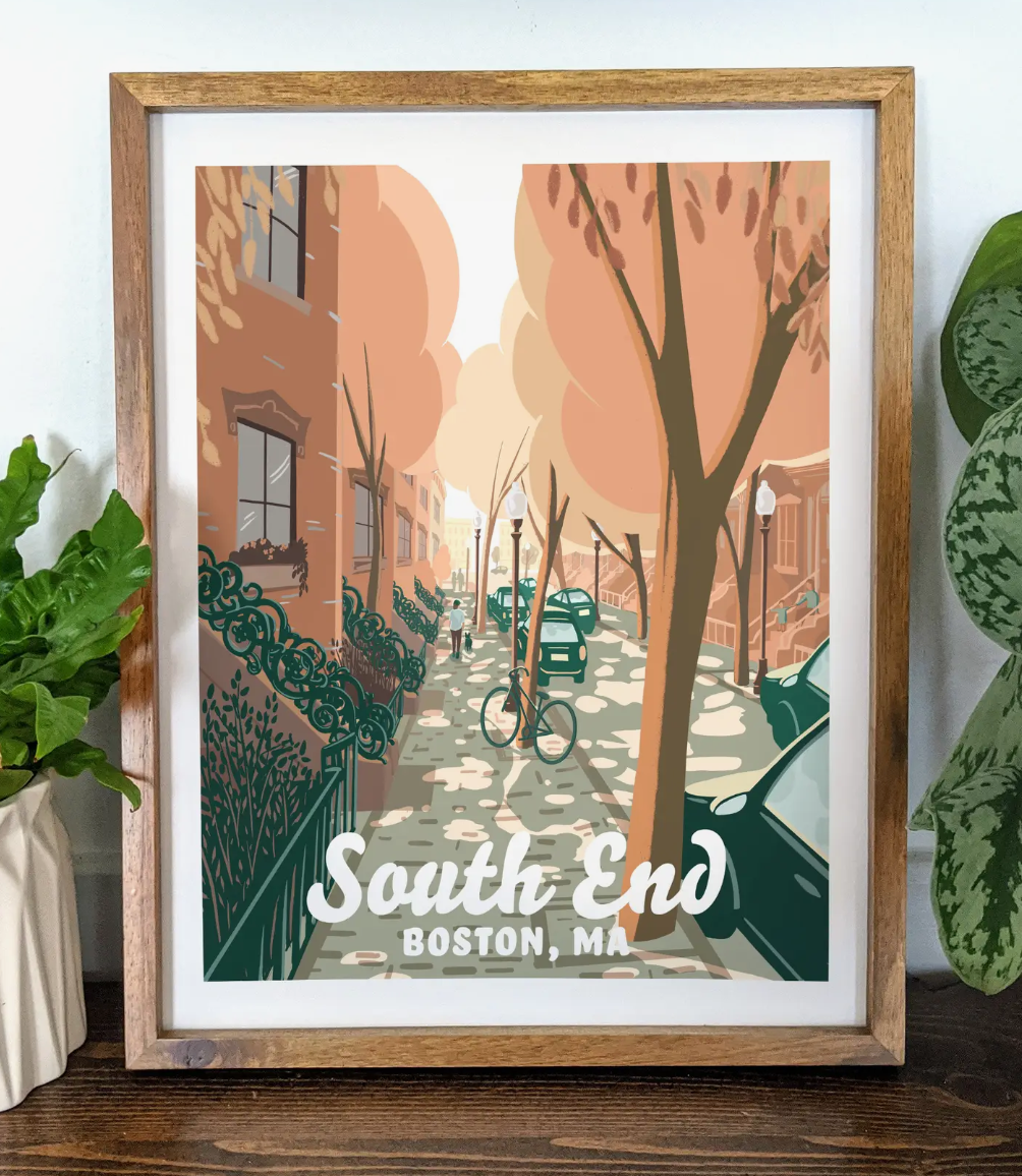 South End, Boston Print (Summer Edition)