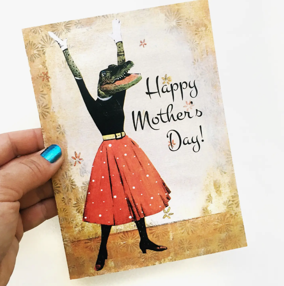 Alligator Happy Mother's Day Card