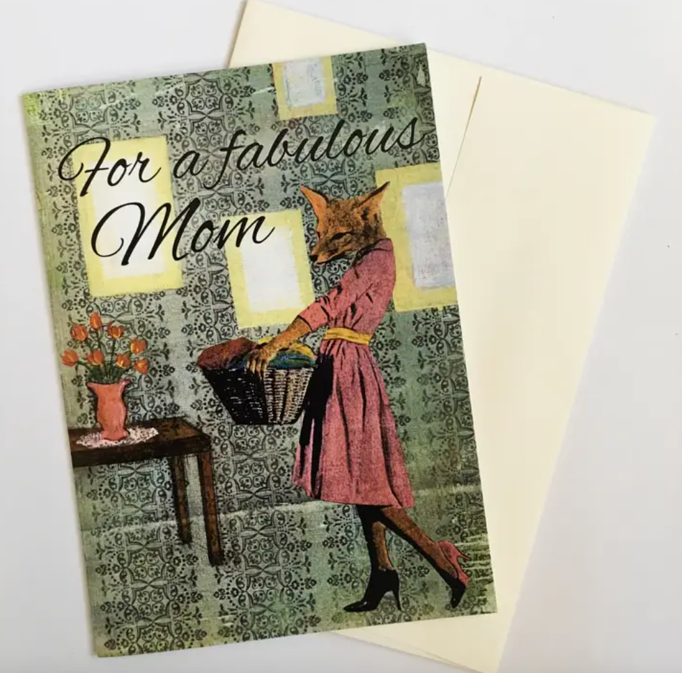 Foxy Mom Mother's Day Card