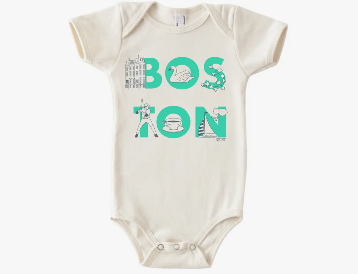 Boston Landmarks Onesie