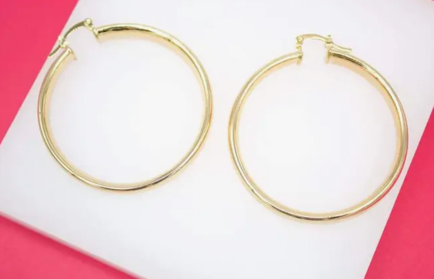 Gold Filled 6mm Leverback Hoops