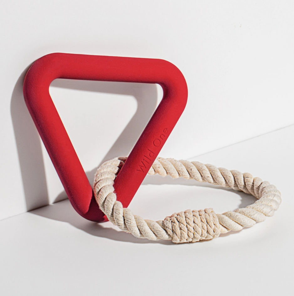 Red Triangle Tug Toy