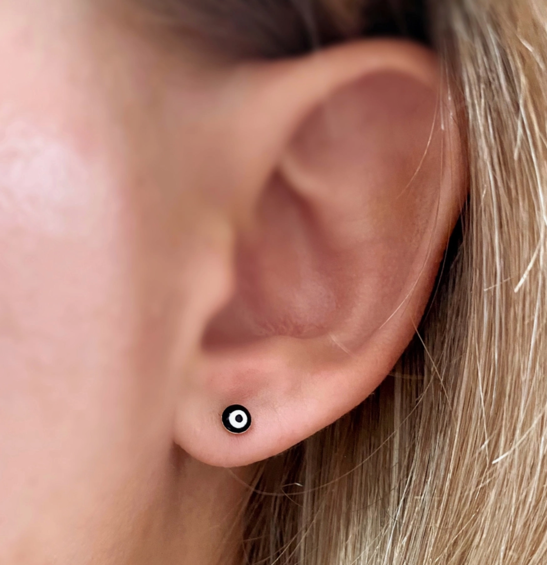 Petite Evil Eye Stud Earrings
