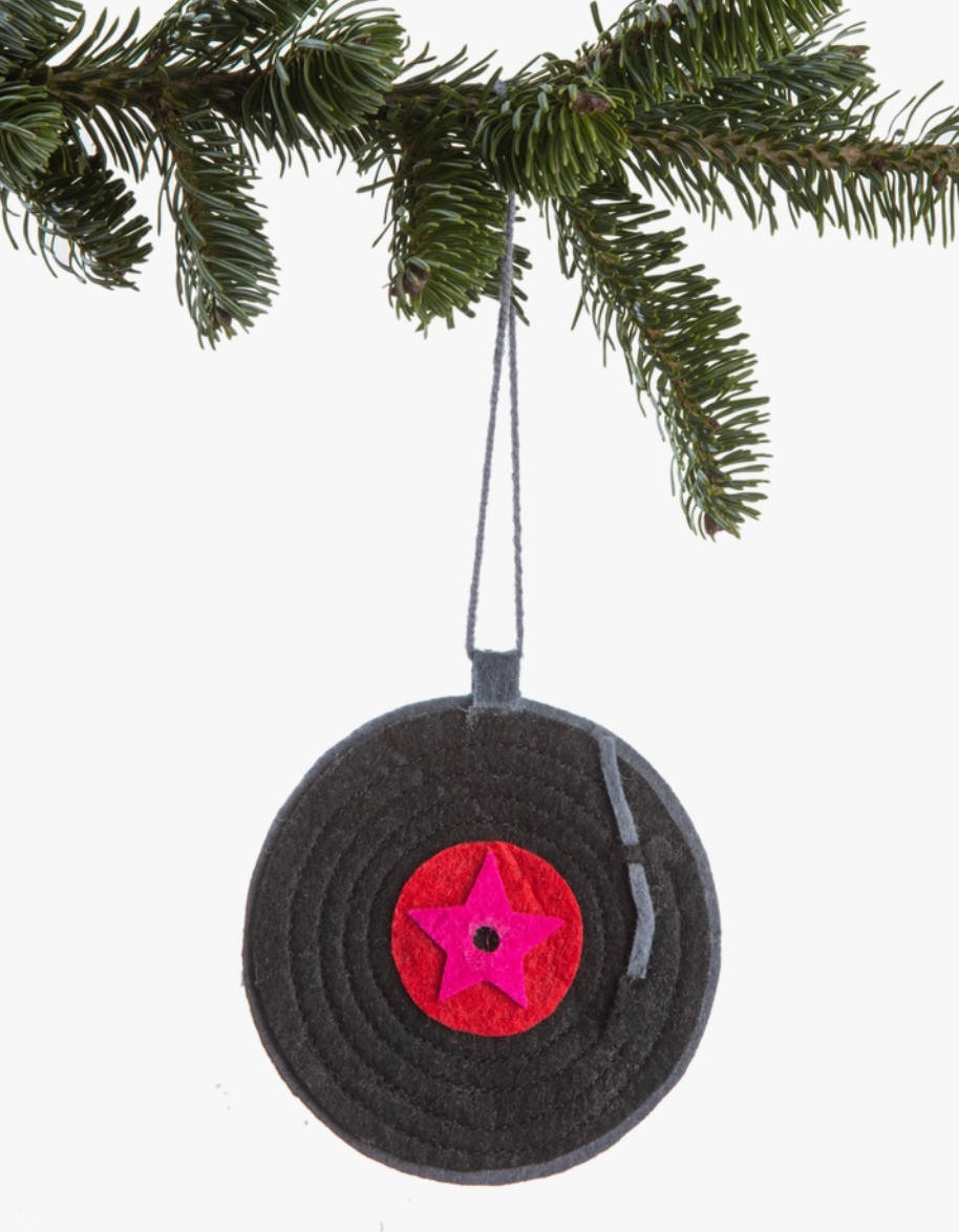 Vinyl Record Ornament