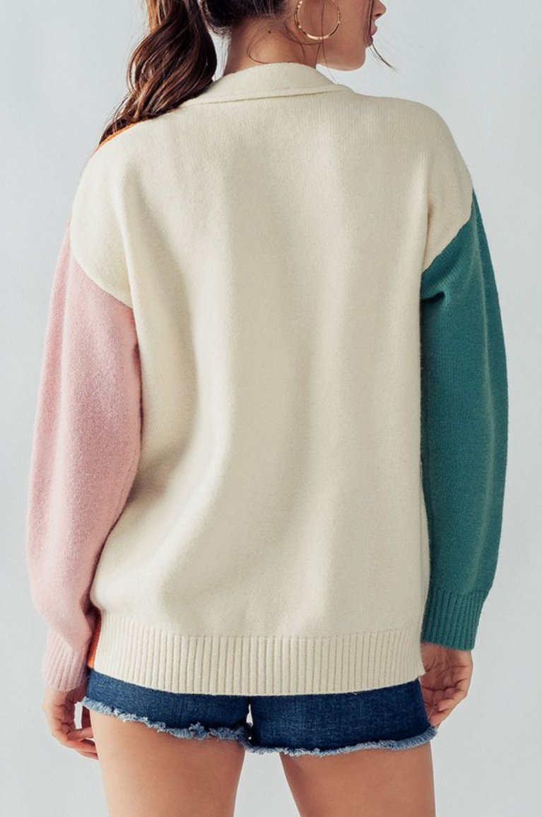 Colorblock Cardigan