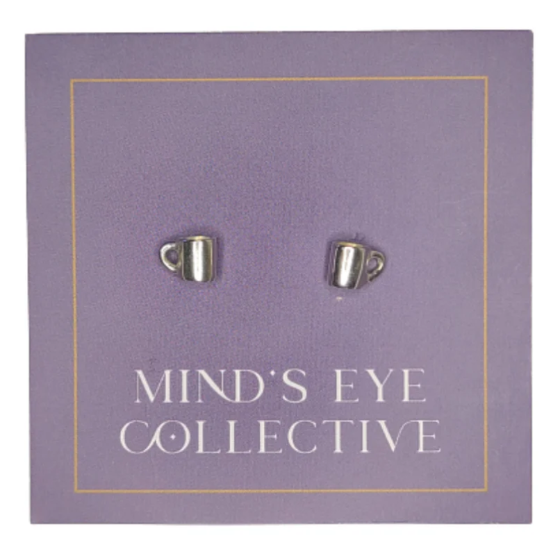 Silver Mug Studs