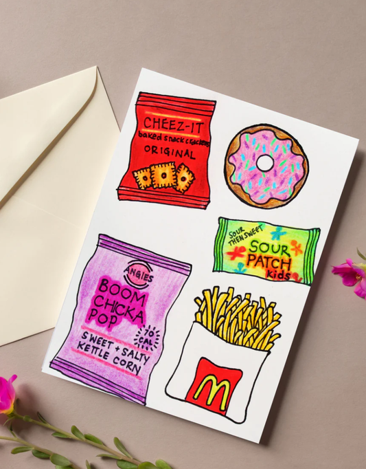 You'r A Snack Couples Card