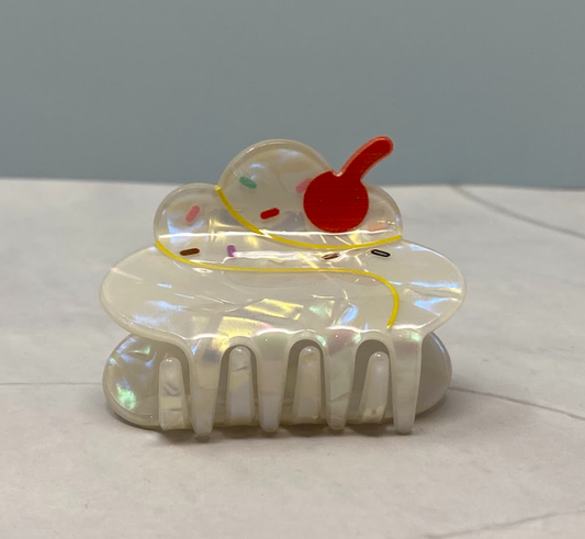 Ice Cream Sundae Claw Clip