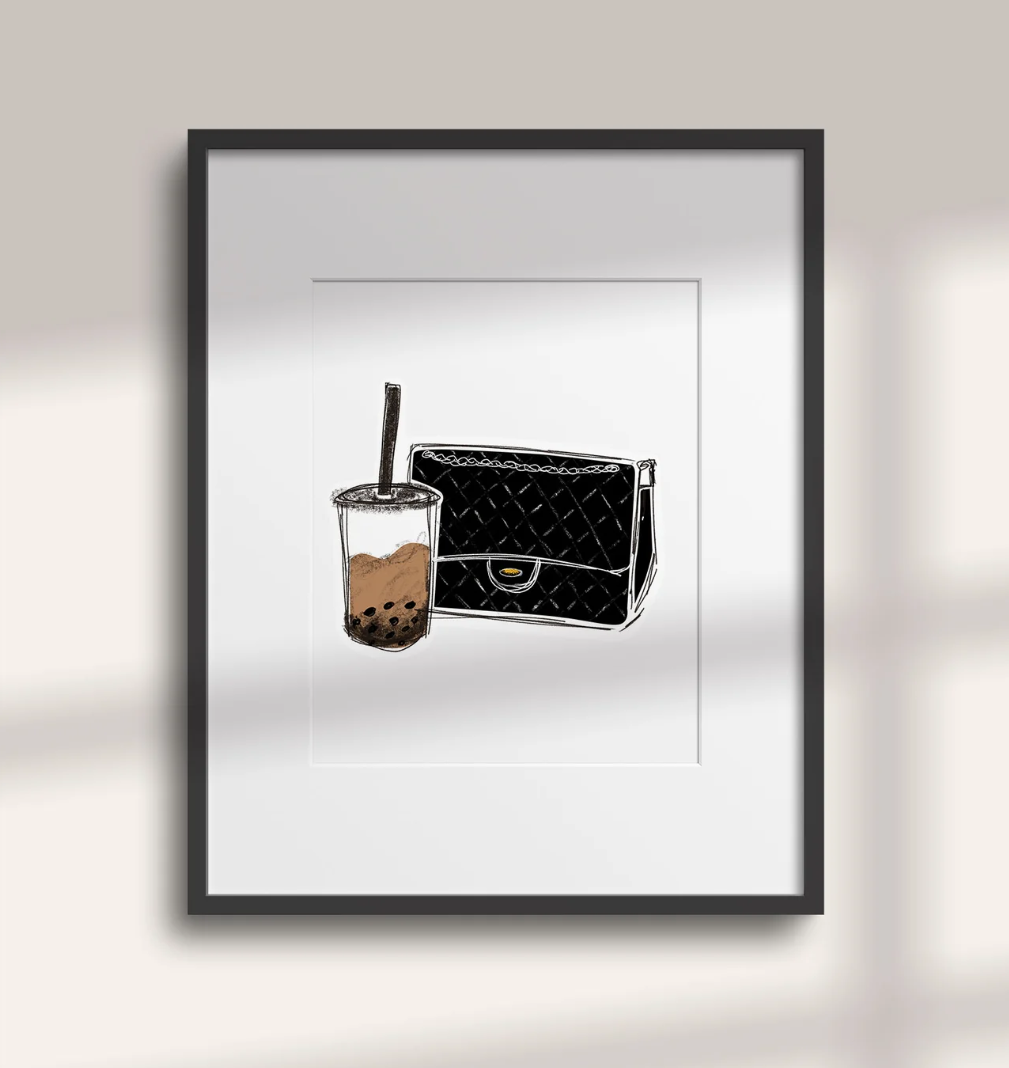 Boba + Bag 8x10 Art Print