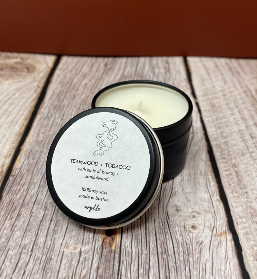 Teakwood + Tobacco Candle 2 oz