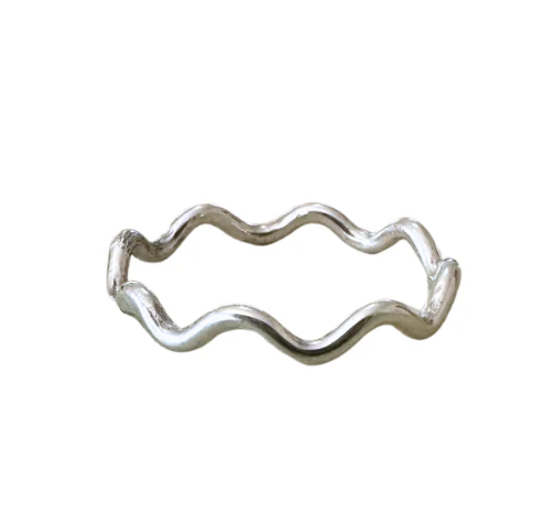 Sterling Silver Squiggle Ring