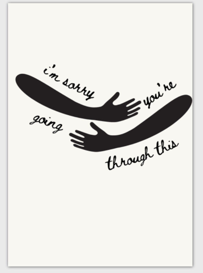 Hug Sympathy Card