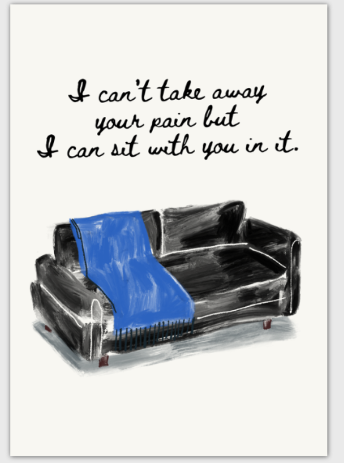 Sit With You Card