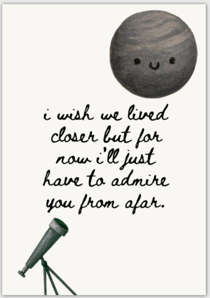Admire From Afar Card