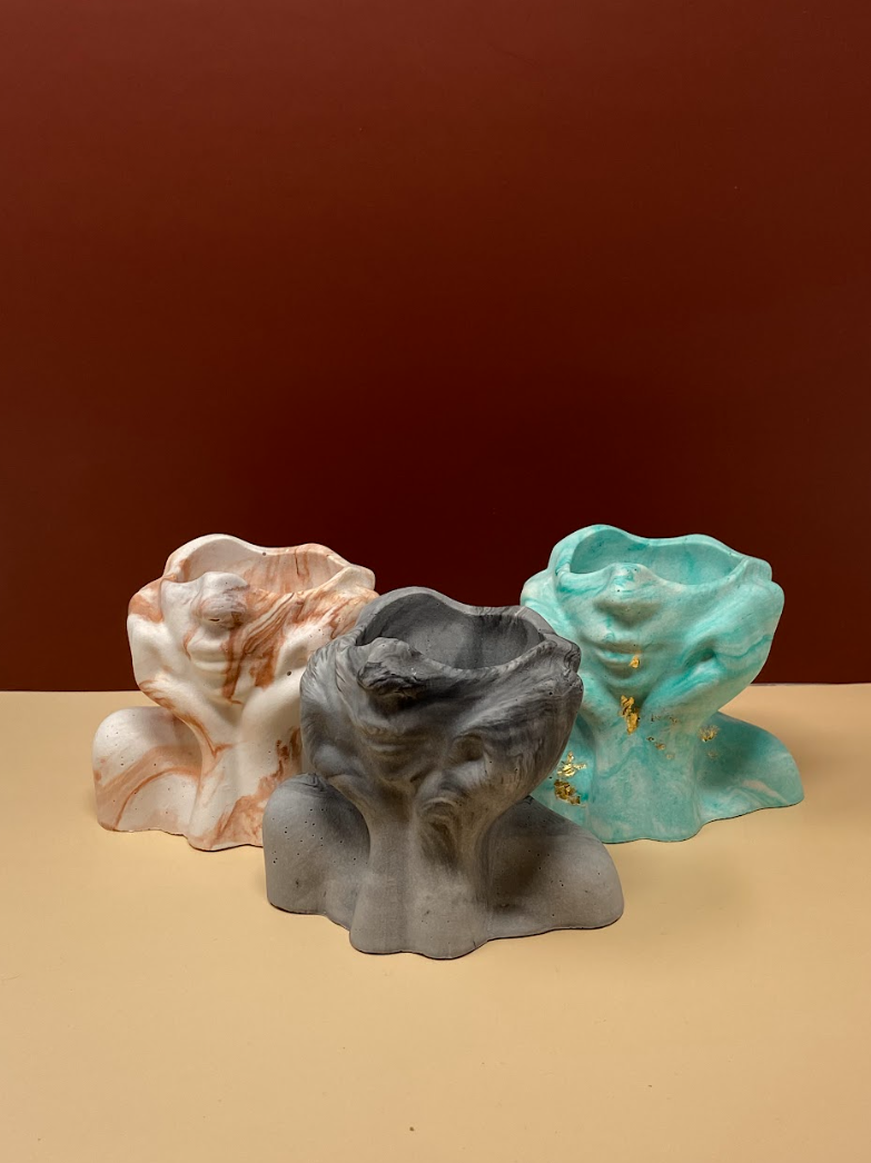 succulent trays Resin Succulent Planters & Trinket Trays – Wyllo