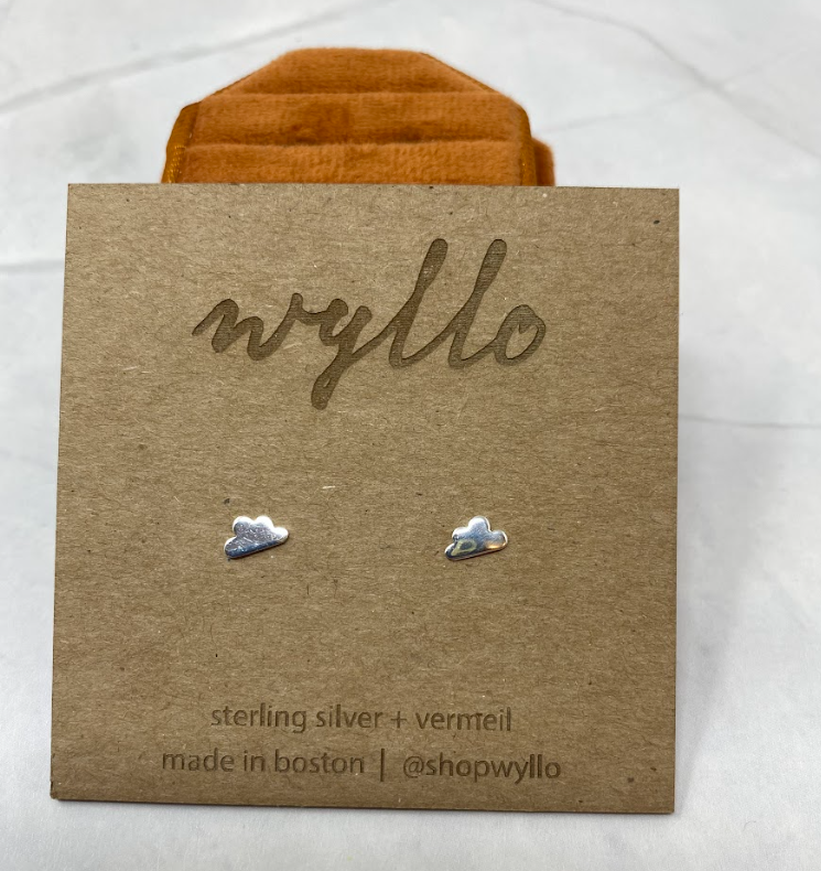 Silver Cloud Studs