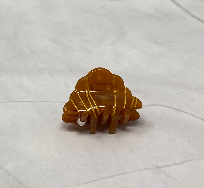 Mini Croissant Claw Clip