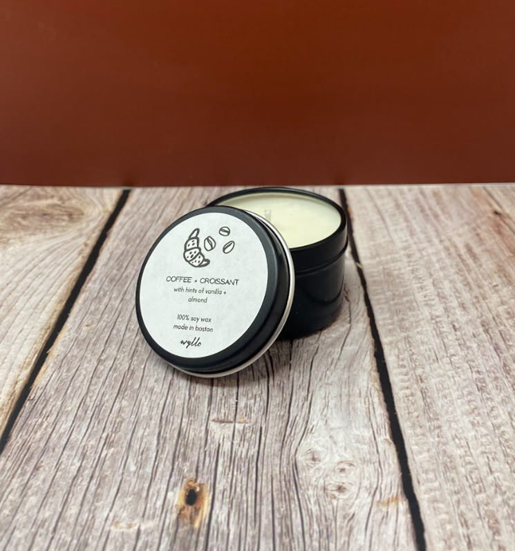 Coffee + Croissant Soy Candle 2 oz