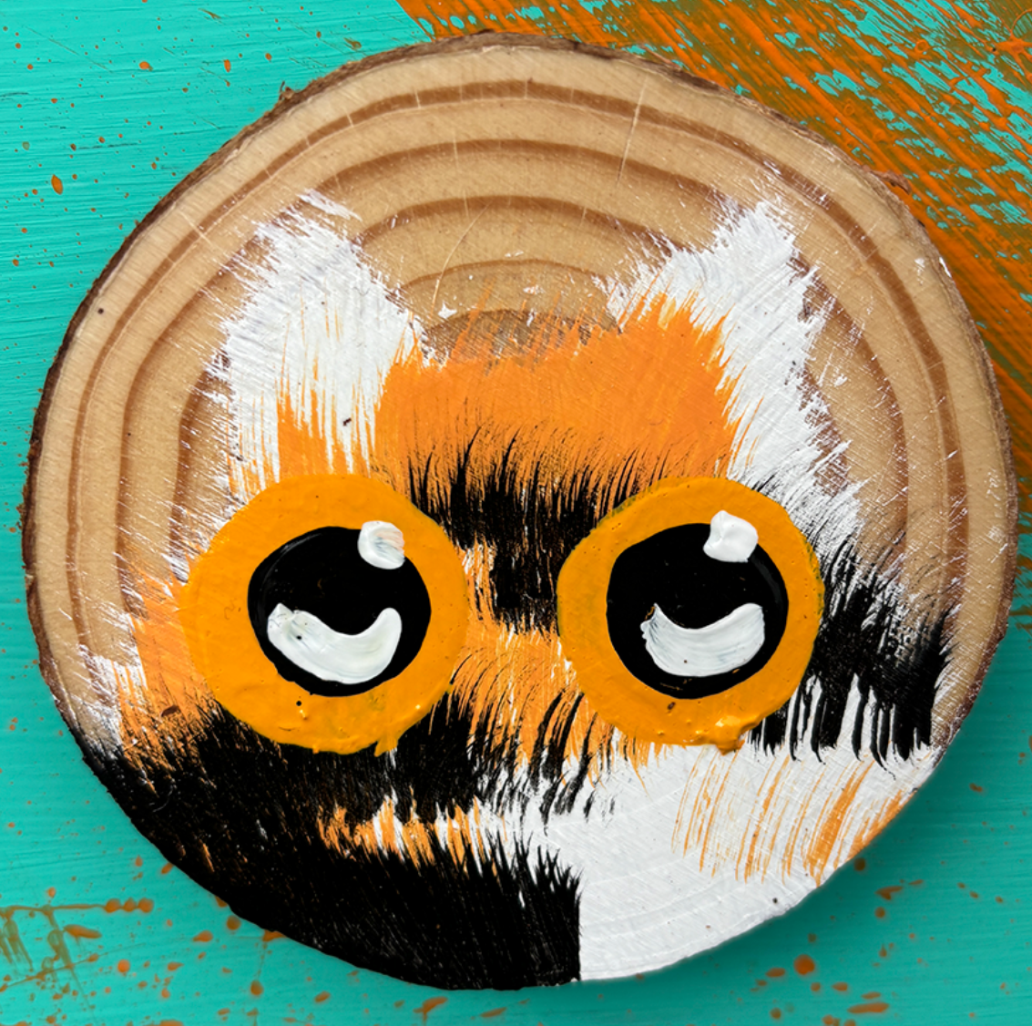 Hand Painted Cat Magnets