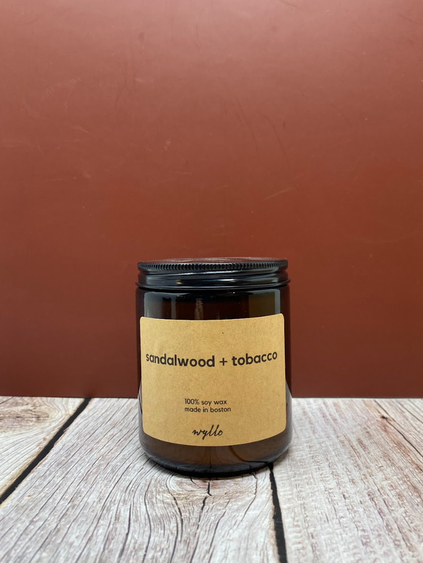 Sandalwood + Tobacco Soy Candle