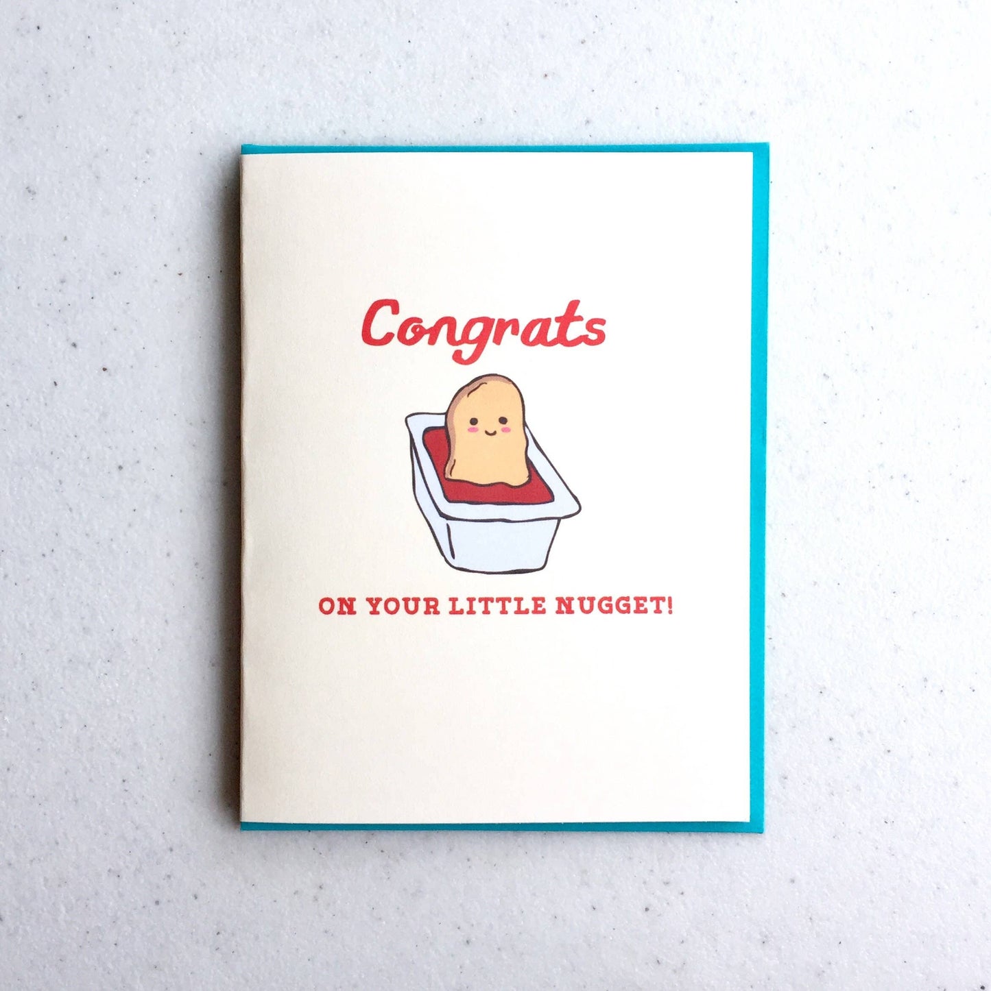 Nugget Baby Card