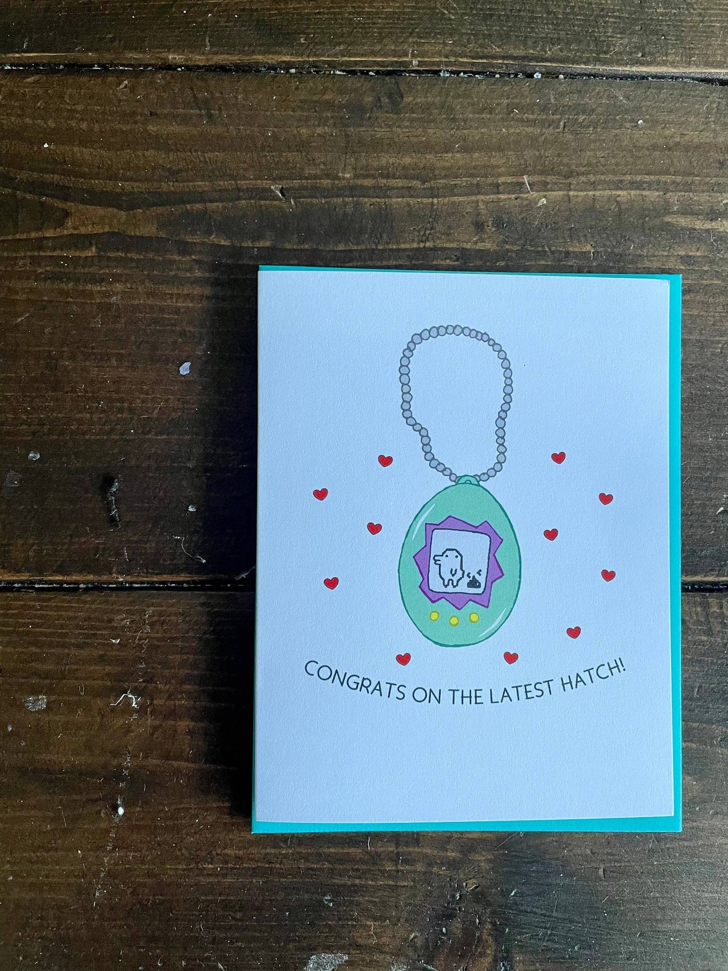 Tamagotchi 3D Baby Card