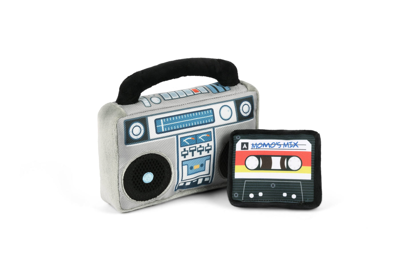 80s Classic Boom Box Squeaky Dog Toy