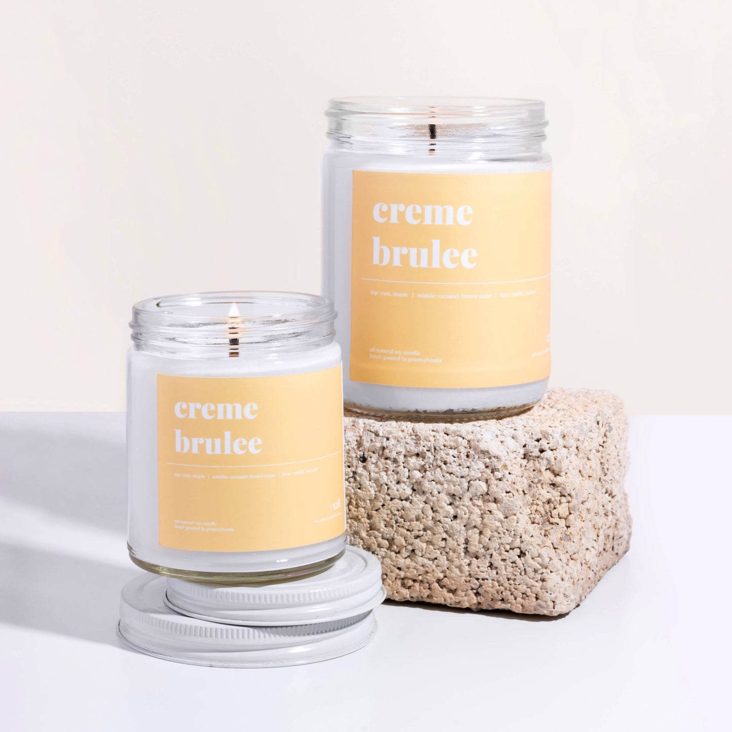 Crème Brûlée Scented Soy Candle - 9oz