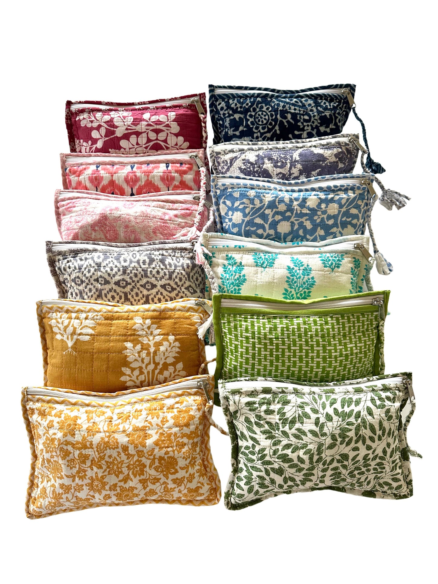 Upcycled Quilt Cosmetic Pouch