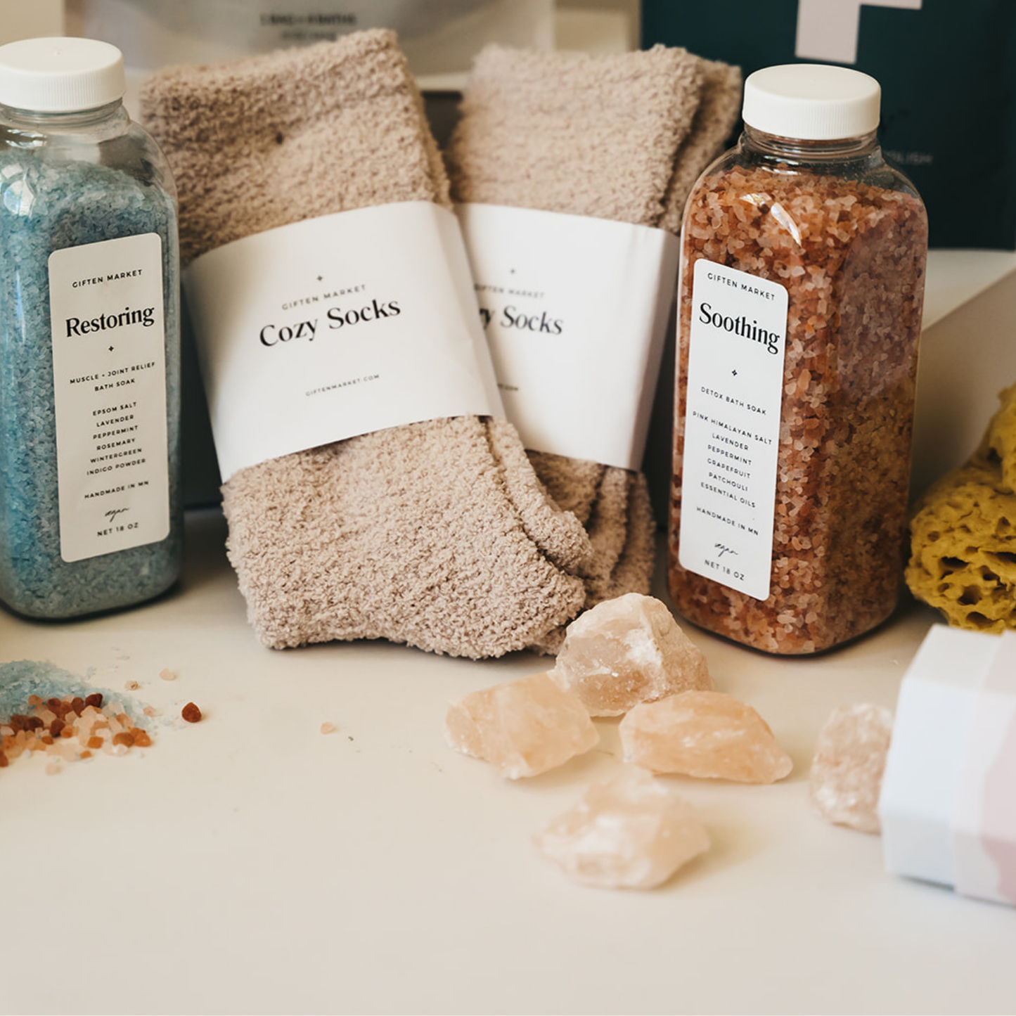 Ivory Cozy Cloud Socks