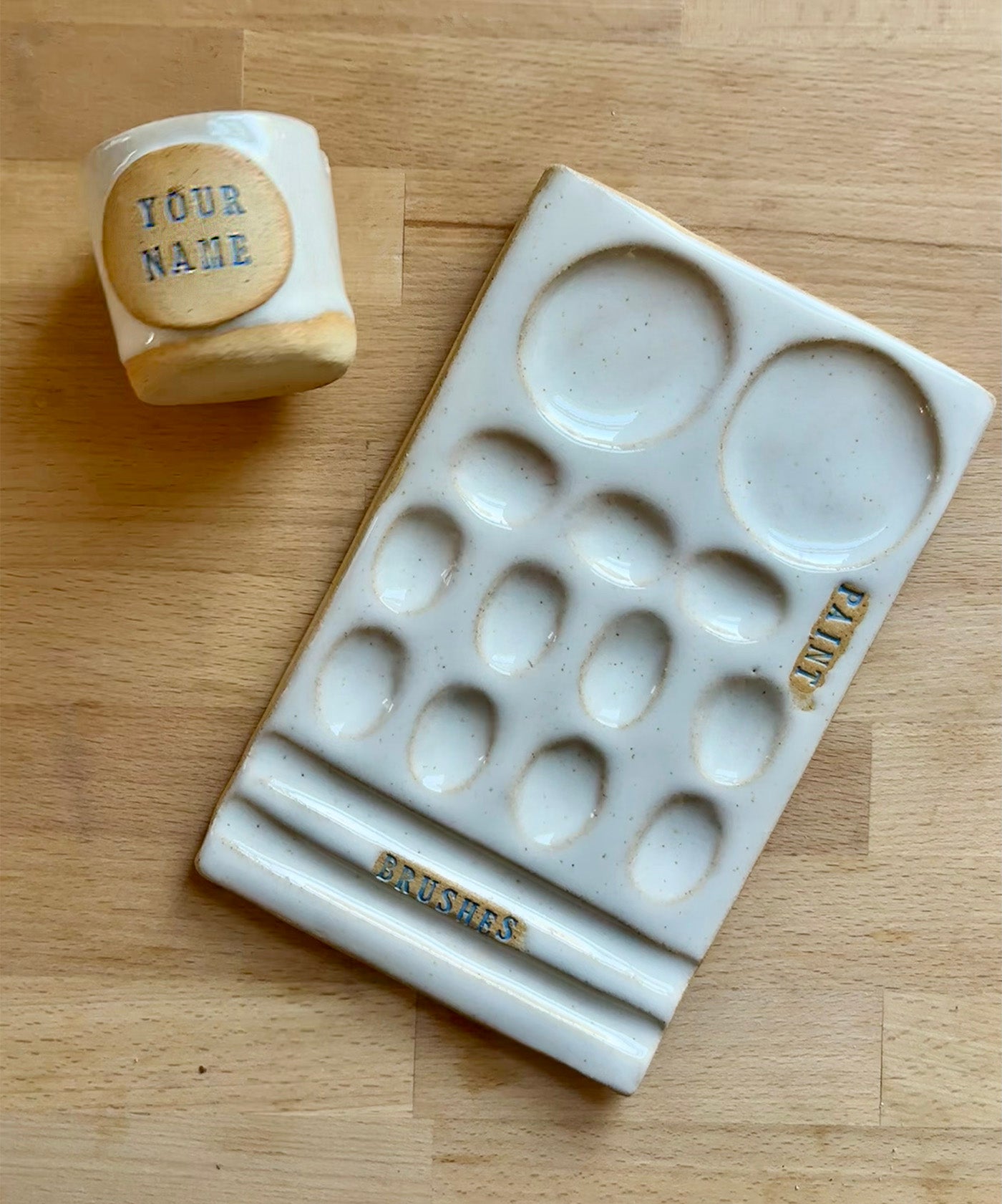 Customized Ceramic Paint Palette