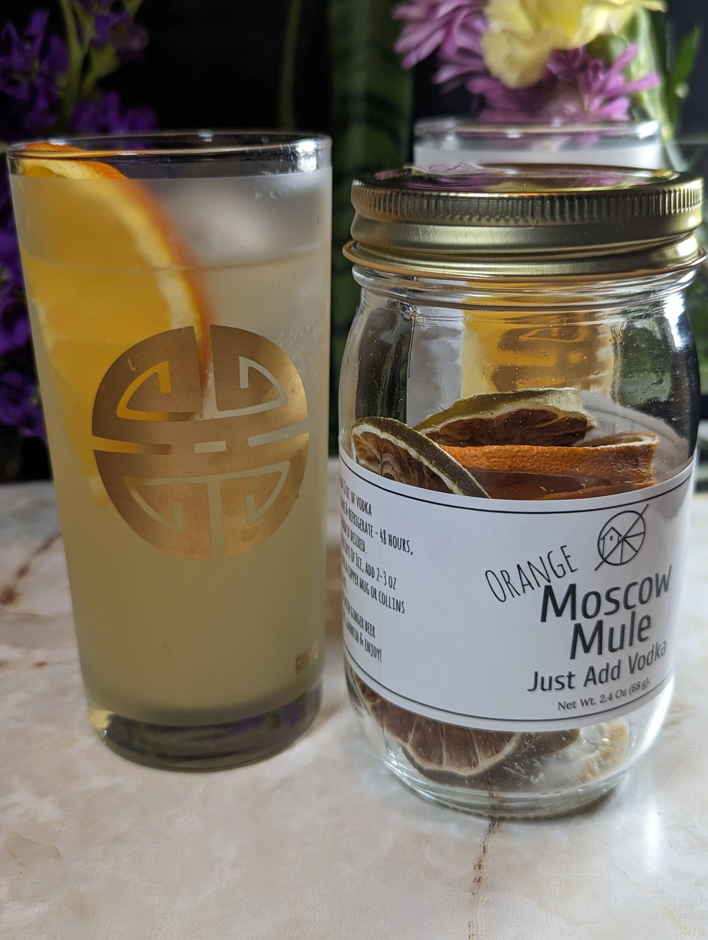 Orange Moscow Mule Cocktail Kit